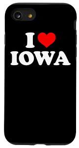 iPhone SE (2020) / 7 / 8 �A�C�I�� - I Love Iowa - I heart Iowa �X�}�z�P�[�X