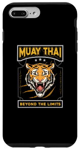 iPhone 7 Plus/8 Plus Muay Thai Beyond The Limits - Thai Boxing Tiger Head X}zP[X