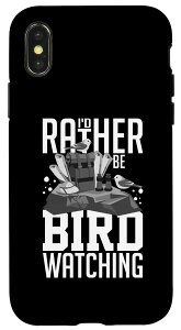 iPhone X/XS バードウォッチング 双眼鏡 猫 野鳥 初心者 スマホケース