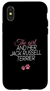 iPhone X/XS The girl and her Jack Russell Terrier �X�}�z�P�[�X
