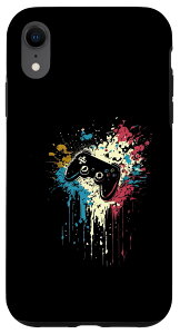 iPhone XR Gamer Splash Art Gaming Console Retro Gaming Console Gaming �X�}�z�P�[�X