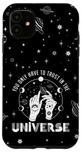 iPhone 11 Trust in Universe NX^肢{[ ^bgJ[h  X}zP[X