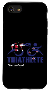 iPhone SE (2020) / 7 / 8 NEW ZEALAND Flag Triathlon - Kiwi Triathlete Inspired Design �X�}�z�P�[�X