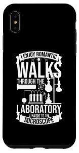 iPhone XS Max 顕微鏡 微生物研究所生物科学 スマホケース