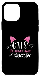 iPhone 12 mini Cats - The Ultimate Judges Of Character - Funny Cat �X�}�z�P�[�X