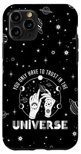 iPhone 11 Pro Trust in Universe NX^肢{[ ^bgJ[h  X}zP[X