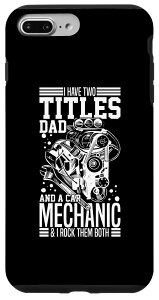 iPhone 7 Plus/8 Plus カーメカニック 修理 おもしろ 自動車 ガレージ パーツ ツール 初心者 スマホケース