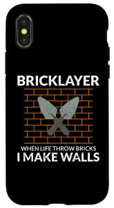 iPhone X/XS Bricklayer Wisdom: Turning Life's Bricks into Wall Masonry �X�}�z�P�[�X