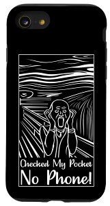 iPhone SE (2020) / 7 / 8 Checked My Pocket�ANo Phone �A����The Scream Munch �X�}�z�P�[�X