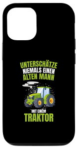 iPhone 12/12 Pro Alter Mann mit einem Traktor Landwirt Farmer Bauer Farm X}zP[X