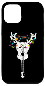 iPhone 12/12 Pro Xmas Guitarist Reindeer Christmas Acoustic Guitar X}zP[X