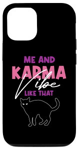 iPhone 13 Pro Me And Karma Vibe Lazy Cat -Cat Lover - �L�̎����� �X�}�z�P�[�X