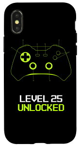 iPhone X/XS Level 25 SIM�t���[ �Q�[�� 25�΂̒a���� �Q�[�}�[ �X�}�z�P�[�X