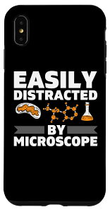 iPhone XS Max 顕微鏡 微生物研究所生物科学 スマホケース