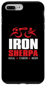 iPhone 7 Plus/8 Plus IRON SHERPA Triathlon Triathlete Inspired - Haul Cheer Beer �X�}�z�P�[�X