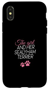 iPhone X/XS The girl and her Sealyham Terrier �X�}�z�P�[�X