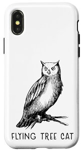 iPhone X/XS Flying Tree Cat X^COc[ L tNE  U  l[ gA[g X}zP[X