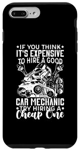 iPhone 7 Plus/8 Plus カーメカニック 修理 おもしろ 自動車 ガレージ パーツ ツール 初心者 スマホケース