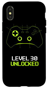 iPhone X/XS Level 30 AbN Q[ 30΂̒a Q[}[ X}zP[X