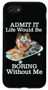 iPhone SE (2020) / 7 / 8 Yorkie Puppy Owners Love XP[g{[h [NV[eA A[g X}zP[X