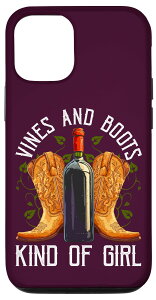 iPhone 15 Vines And Boots Kind Of Girl Country Cowgirl ���C���D�� �X�}�z�P�[�X