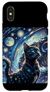 iPhone X/XS Cat Dreamy Style ubN LeB LD Sbz G X}zP[X