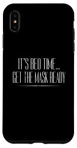 iPhone XS Max Get The Mask Ready It's Bed Time Sleep ���ċz�� CPAP�Z���s�[ �X�}�z�P�[�X