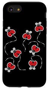 iPhone SE (2020) / 7 / 8 ĂƂ Flight I Insect Cute Seven-spot Beetle Kids X}zP[X