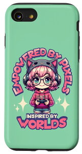 iPhone SE (2020) / 7 / 8 Empowered Inspired �A�j�� �Q�[�}�[ �K�[�� �I�^�N �V�b�N �Q�[������ �X�}�z�P�[�X