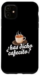 iPhone 11 Cafecito y Chisme �L���[�o �R�[�q�[�h�����J�[ �J�t�F�V�g�D�� �X�}�z�P�[�X