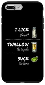 iPhone 7 Plus/8 Plus I Lick Swallow Suck I Mexico Bar Alcoholic Drink Party X}zP[X