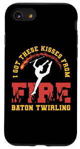 iPhone SE (2020) / 7 / 8 Fire Twirling Stuff Majorette Twirler Fire Baton ���邭��� �X�}�z�P�[�X