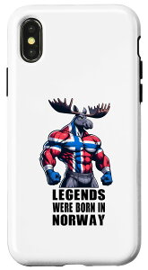 iPhone X/XS Legends Were Born in Norway mEF[Ő܂ꂽ` wWJ X}zP[X