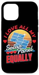 iPhone 12/12 Pro Love All My Solar Panel I�\�[���[�p���[�\�[���[�p�l���G�R�G�l���M�[ �X�}�z�P�[�X