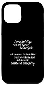 iPhone 12/12 Pro Ich schau Dokus mit meinem Shetland Sheepdog �X�}�z�P�[�X