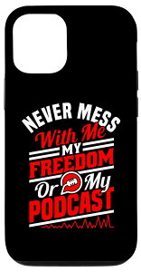 iPhone 14 Podcast Mic True Crime �|�b�h�L���X�e�B���O �w�b�h�z�� �|�b�h�L���X�^�[ �X�}�z�P�[�X