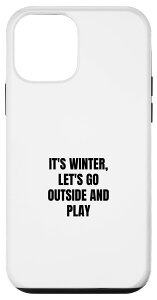 iPhone 12 mini It's winter, let's go out and play �X�}�z�P�[�X