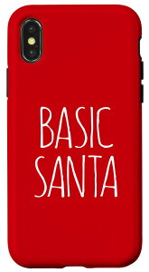 iPhone X/XS BASIC SANTA DECORx[VbN T^ NX}X Zt fR[V fB[X fB[X Y X}zP[X