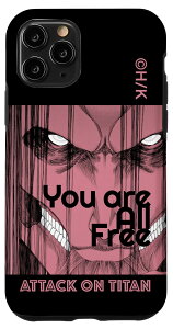 iPhone 11 Pro 【第3弾公式グッズ】進撃の巨人 お前らは自由だ スマホケース