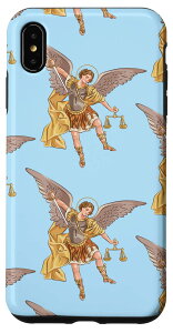 iPhone XS Max Saint Michael The Archangel pattern #3 X}zP[X