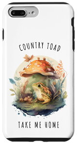 iPhone 7 Plus/8 Plus COUNTRY TOAD TAKE ME HOME�ACozy FROG COTAGECORE TOAD ���f�B�[�X �X�}�z�P�[�X