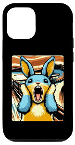 iPhone 13 Scream Bunny Scream Rabbit Bunny �A�[�g���[�N �X�}�z�P�[�X