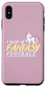 iPhone XS Max I Suck At Fantasy Football Funny Loser ���C���{�[ ���j�R�[�� �M�t�g �X�}�z�P�[�X