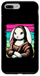 iPhone 7 Plus/8 Plus Mona Bunny Lisa Rabbit Bunny �A�[�g���[�N �X�}�z�P�[�X