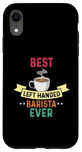 iPhone XR 左利きのバリスタに最適な、コーヒー愛好家のためのコーヒーメーカー・ツール スマホケース