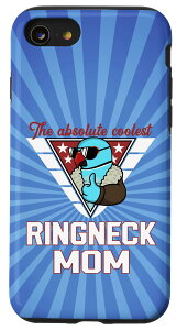 iPhone SE (2020) / 7 / 8 Coolest Ringneck Parrot Mom I �u���[ �C���f�B�A�� �����O�l�b�N �X�}�z�P�[�X