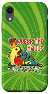 iPhone XR Parrot Wrecks The Halls I CG[ CfBA OlbN X}zP[X