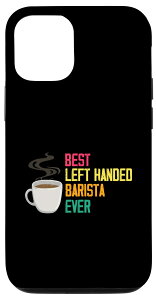 iPhone 12/12 Pro 左利きのバリスタに最適な、コーヒー愛好家のためのコーヒーメーカー・ツール スマホケース