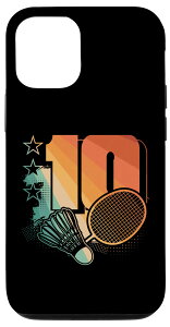 iPhone 15 10th Birthday Boy Badminton Player Badminton 10 Years Old �X�}�z�P�[�X