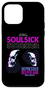 iPhone 12 mini Soulsick Skulls �G�b�W�̌��������I�X�g���[�g�E�F�A �X�}�z�P�[�X